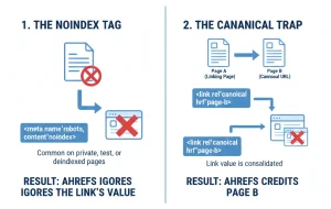 no index and canonical