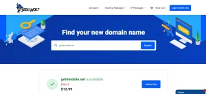 Adding the Domain to the Cart
