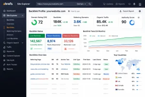 Ahrefs live backlink