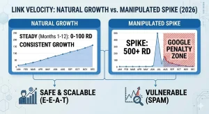 Natural Link Velocity Growth
