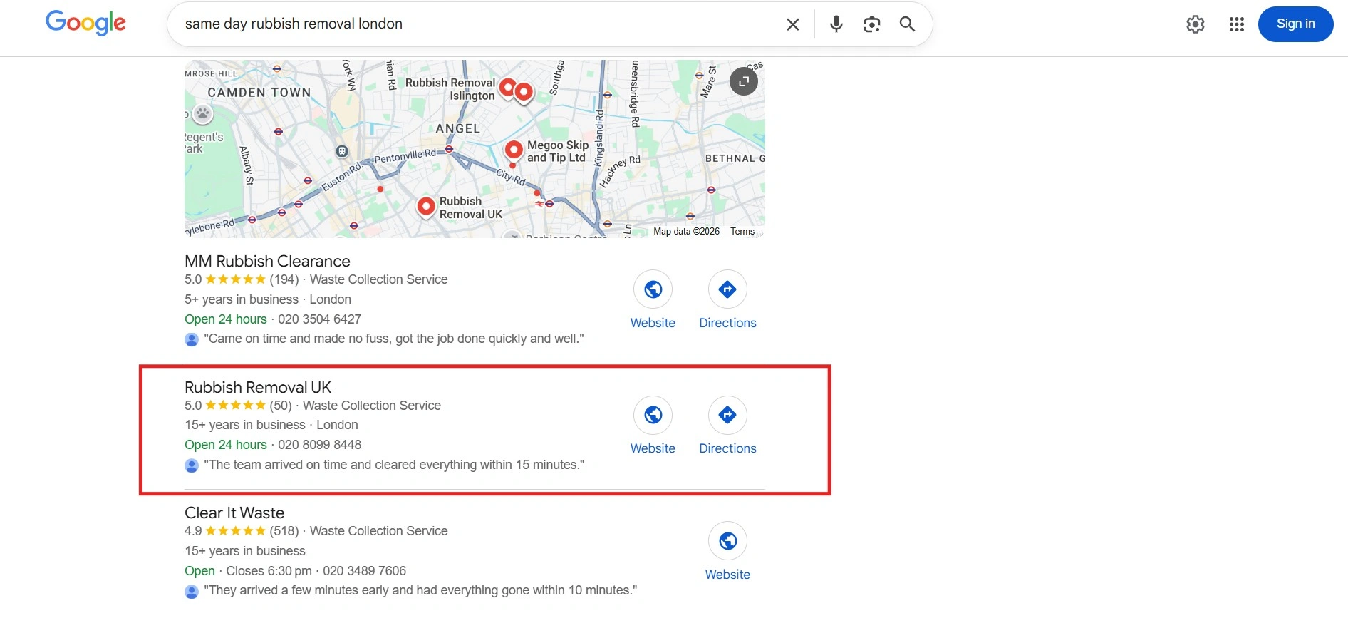 Local Pack Visibility