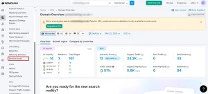 screenshot of Navigate to Backlink Audit