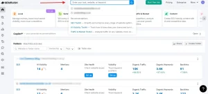 screenshot of Search for My Domain